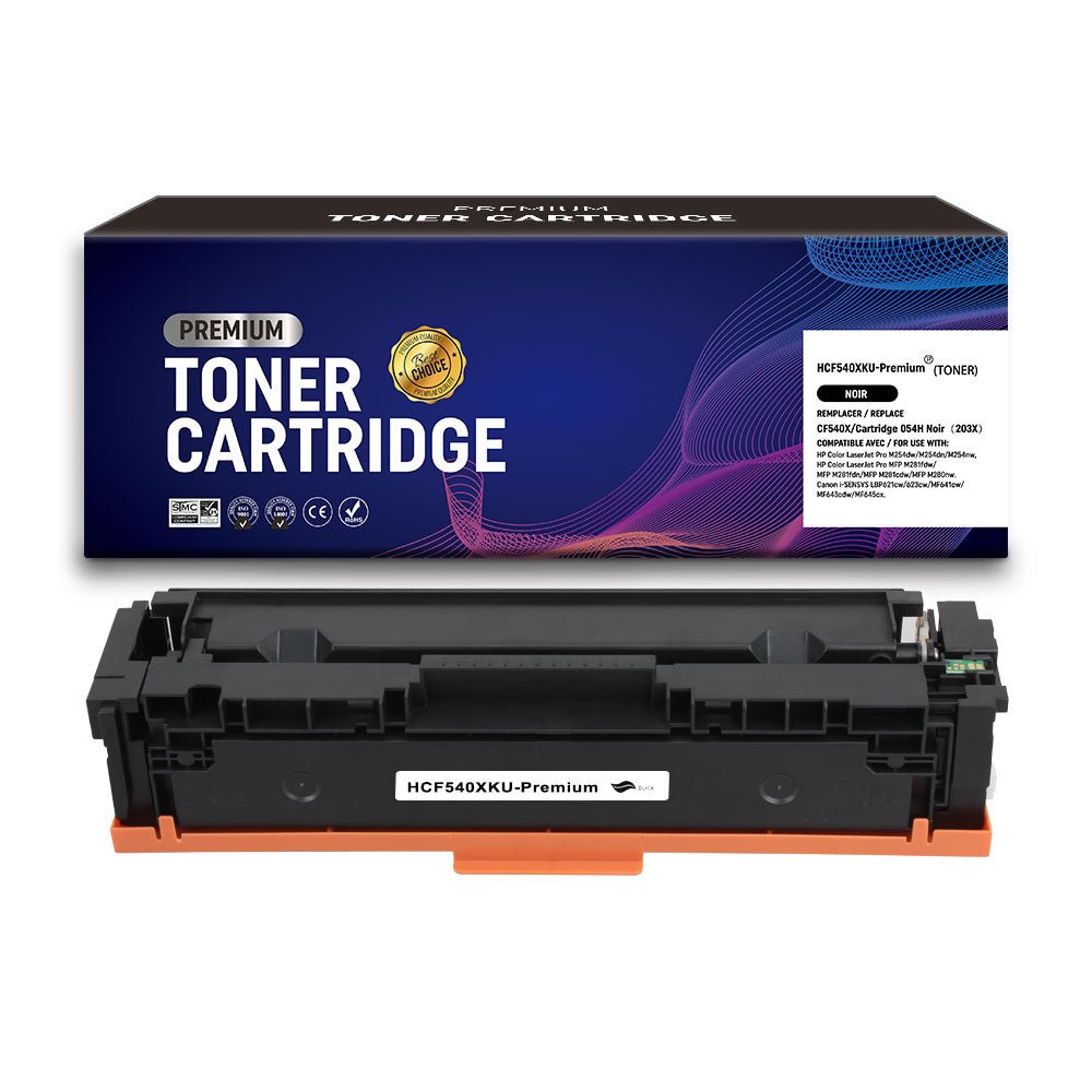 Cartouche de toner Compatible HP CF540X/Cartridge 054H Black(203X) Noir 3200pages - KERA FRANCE Cartouche de toner Compatible HP CF540X/Cartridge 054H Black(203X) Noir 3200pages - KERA FRANCE